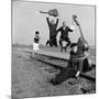 The Whiskey Hill Singers, Singing One of Their Songs, "Railroad Bill"-Ralph Crane-Mounted Premium Photographic Print