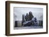 The Whispering Knights in Snow-Stuart Black-Framed Photographic Print