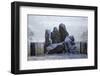 The Whispering Knights in Snow-Stuart Black-Framed Photographic Print