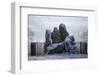 The Whispering Knights in Snow-Stuart Black-Framed Photographic Print