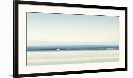 The Whispering Sea-Dawn Reader-Framed Art Print