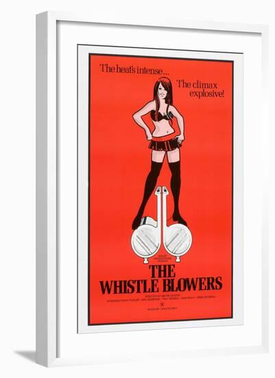 THE WHISTLE BLOWERS, US poster, 1973-null-Framed Art Print
