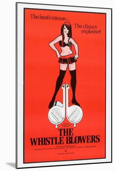 THE WHISTLE BLOWERS, US poster, 1973-null-Mounted Art Print