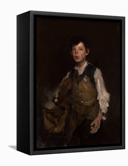 The Whistling Boy, 1902-Frank Duveneck-Framed Stretched Canvas