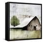 The White Barn II-null-Framed Stretched Canvas