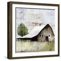 The White Barn II-null-Framed Giclee Print