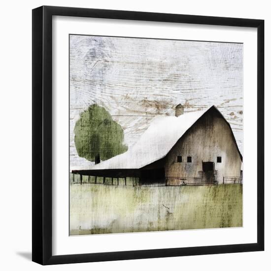 The White Barn II-null-Framed Giclee Print