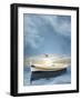 The White Boat in the Sunset-Carlos Casamayor-Framed Giclee Print