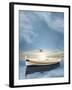 The White Boat in the Sunset-Carlos Casamayor-Framed Giclee Print