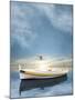 The White Boat in the Sunset-Carlos Casamayor-Mounted Giclee Print