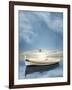 The White Boat in the Sunset-Carlos Casamayor-Framed Giclee Print