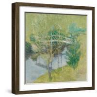 The White Bridge, C.1895-John Henry Twachtman-Framed Giclee Print