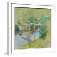 The White Bridge, C.1895-John Henry Twachtman-Framed Giclee Print