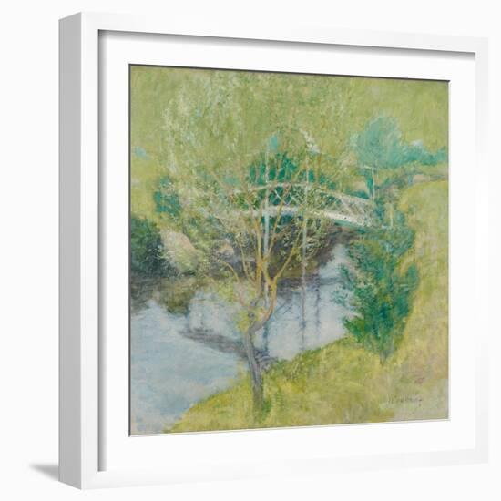 The White Bridge, C.1895-John Henry Twachtman-Framed Giclee Print