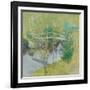 The White Bridge, C.1895-John Henry Twachtman-Framed Giclee Print