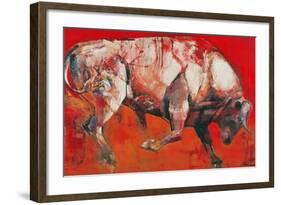 The White Bull, 1999-Mark Adlington-Framed Giclee Print