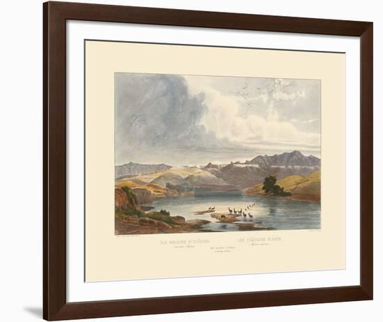 The White Castels-Karl Bodmer-Framed Premium Giclee Print