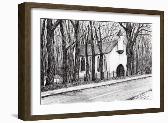 The White Chapel, Aviemore, 2007-Vincent Alexander Booth-Framed Premium Giclee Print