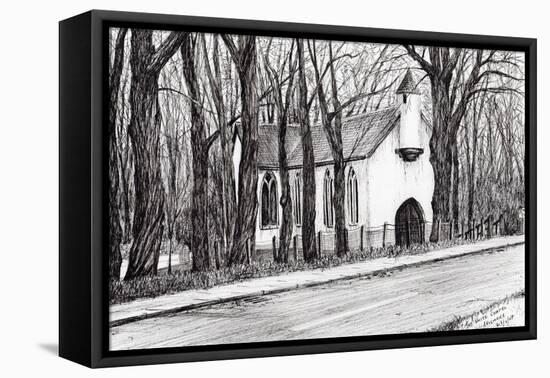 The White Chapel, Aviemore, 2007-Vincent Alexander Booth-Framed Stretched Canvas
