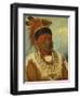 The White Cloud, Head Chief of the Iowas, 1844-45-George Catlin-Framed Giclee Print