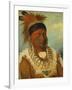 The White Cloud, Head Chief of the Iowas, 1844-45-George Catlin-Framed Giclee Print