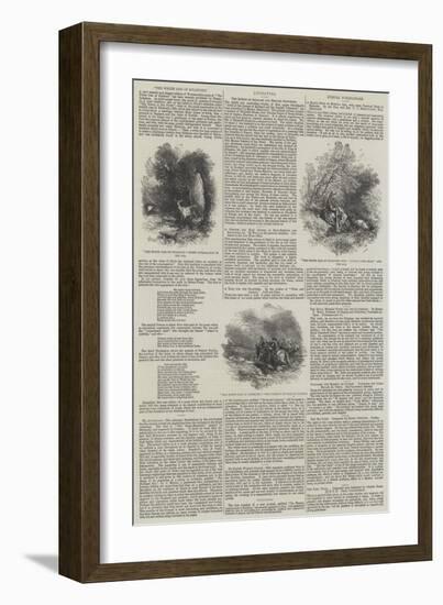 The White Doe of Rylstone-Myles Birket Foster-Framed Giclee Print