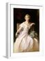 The White Dress - a Portrait of Joan Clarkson, 1935-Philip Alexius De Laszlo-Framed Giclee Print