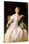 The White Dress - a Portrait of Joan Clarkson, 1935-Philip Alexius De Laszlo-Stretched Canvas