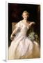 The White Dress - a Portrait of Joan Clarkson, 1935-Philip Alexius De Laszlo-Framed Giclee Print