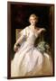 The White Dress - a Portrait of Joan Clarkson, 1935-Philip Alexius De Laszlo-Framed Giclee Print