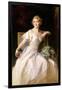 The White Dress - a Portrait of Joan Clarkson, 1935-Philip Alexius De Laszlo-Framed Giclee Print