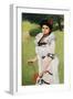 The White Dress - Portrait of a Young Woman in a Park, 1903-William Thomas Smedley-Framed Giclee Print