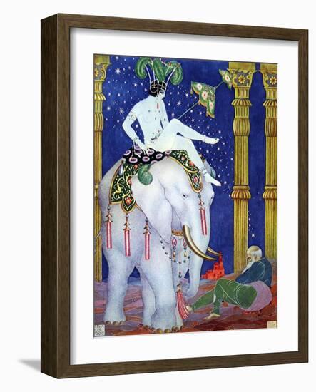 The White Elephant-null-Framed Art Print