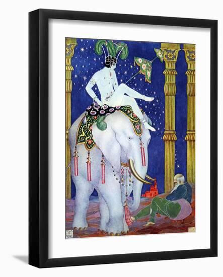 The White Elephant-null-Framed Art Print