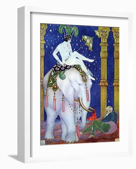 The White Elephant-null-Framed Art Print