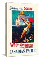 The White Empress Of The Pacific-Kenneth Denton Shoesmith-Stretched Canvas