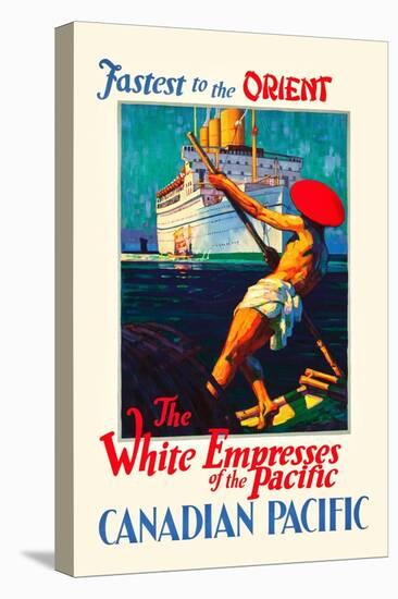 The White Empress Of The Pacific-Kenneth Denton Shoesmith-Stretched Canvas