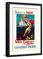 The White Empress Of The Pacific-Kenneth Denton Shoesmith-Framed Art Print