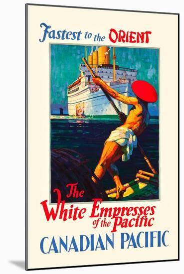 The White Empress Of The Pacific-Kenneth Denton Shoesmith-Mounted Art Print