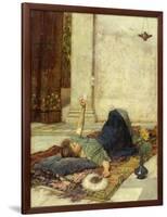 The White Feather Fan, 1879-John William Waterhouse-Framed Giclee Print