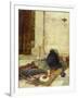 The White Feather Fan, 1879-John William Waterhouse-Framed Giclee Print