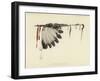 The White Feathered Stem-null-Framed Giclee Print