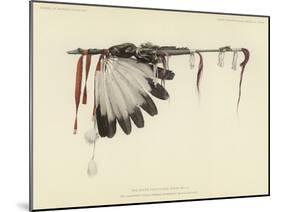 The White Feathered Stem-null-Mounted Giclee Print