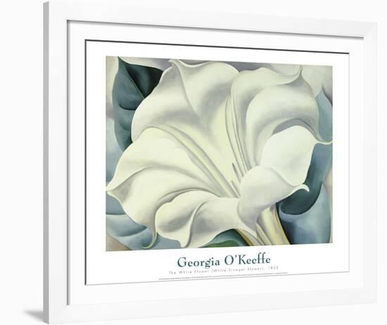 The White Flower (White Trumpet Flower), 1932-Georgia O'Keeffe-Framed Art Print