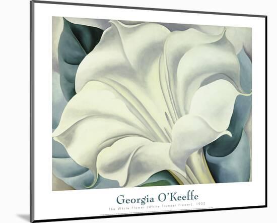 The White Flower (White Trumpet Flower), 1932-Georgia O'Keeffe-Mounted Art Print