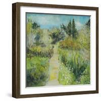 The White Garden, Sissinghurst-John Erskine-Framed Giclee Print