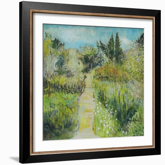 The White Garden, Sissinghurst-John Erskine-Framed Giclee Print