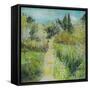 The White Garden, Sissinghurst-John Erskine-Framed Stretched Canvas