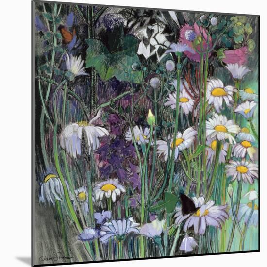 The White Garden-Claire Spencer-Mounted Giclee Print