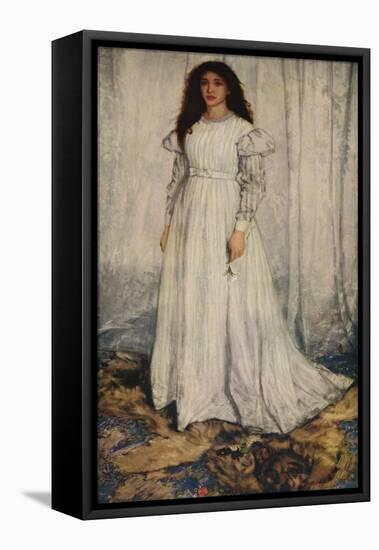 'The White Girl', 1862-James Abbott McNeill Whistler-Framed Stretched Canvas